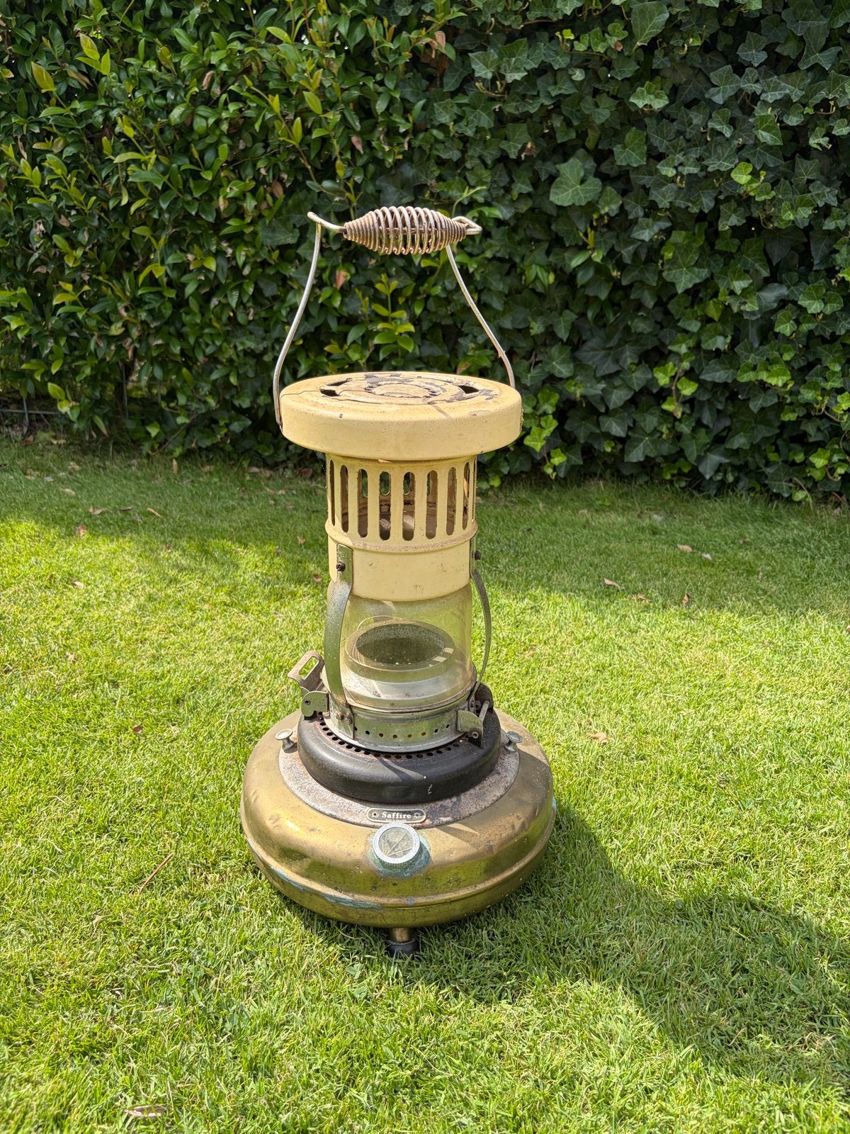 Vintage Saffire Petroleum Kachel - Made in England, Ophalen of Verzenden