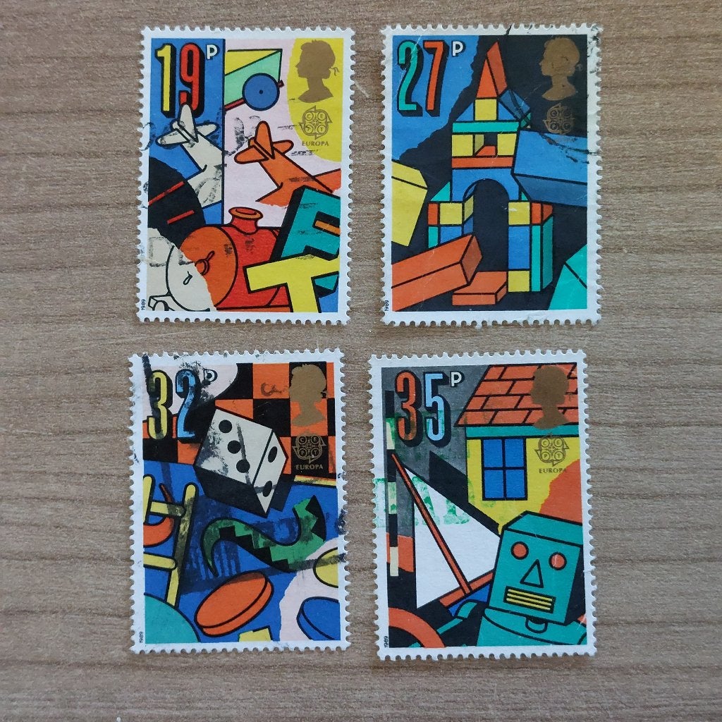 Engeland 1989  Mi 1202 - 1205, Ophalen of Verzenden, Gestempeld