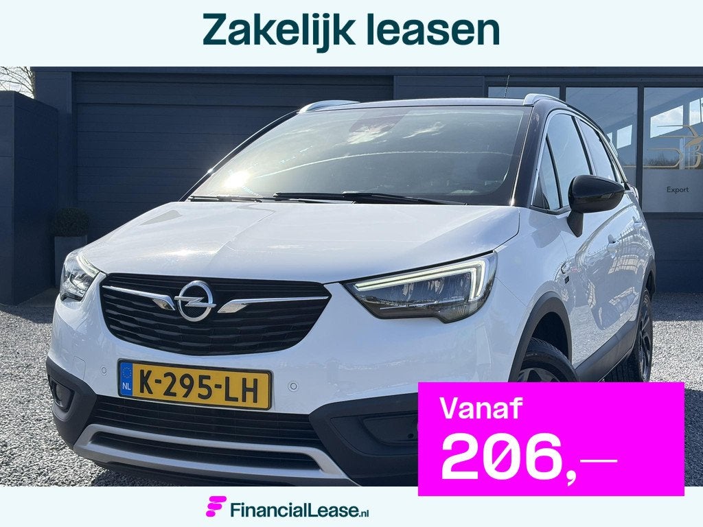 Opel Crossland X 1.2 Turbo Edition 2020 110pkDealer Onderhou, Gebruikt, 1199 cc, Wit, Origineel Nederlands
