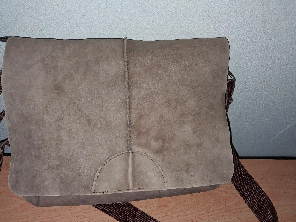 Grote leren postman bag, Overige merken, Gebruikt, Bruin, Ophalen of Verzenden