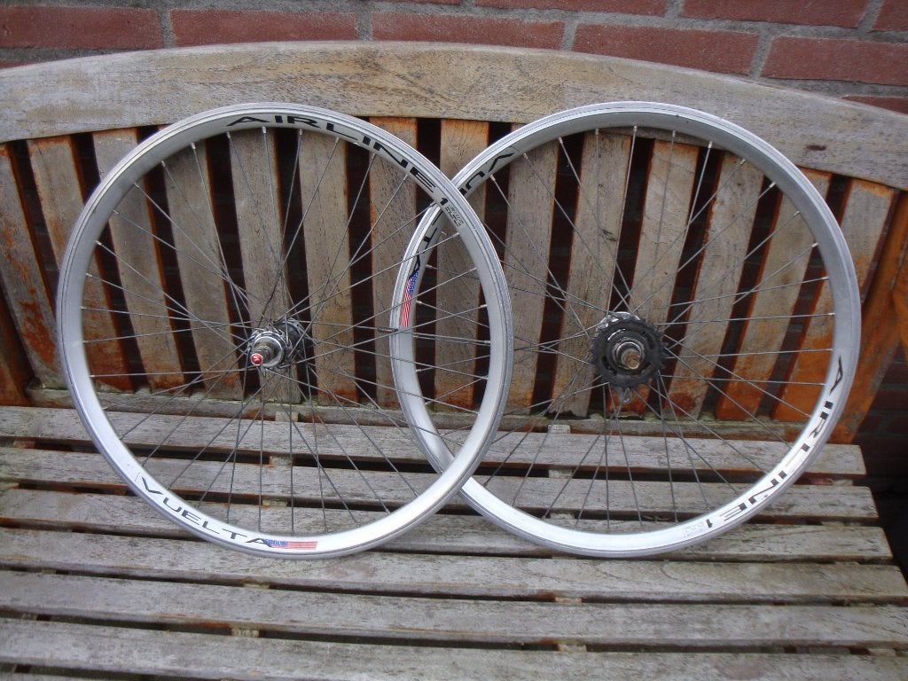 set 24 inch hoge wielen RN teab, Fietsen en Brommers, Fietsonderdelen, Ophalen, Gebruikt, Wiel, Aluminium