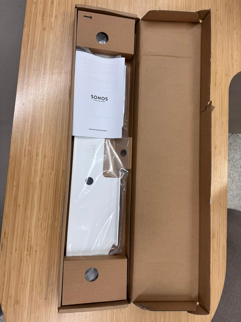 Muurbeugel Sonos Beam wit nieuw, Audio, Tv en Foto, Luidsprekers, Ophalen, Nieuw, Sonos, Center speaker