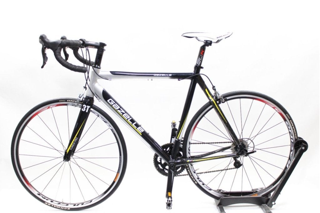 Gazelle Racefiets -Carbon 57cm sportieve fiets, 28 inch, Gebruikt, Vering, Gewoonfietsen