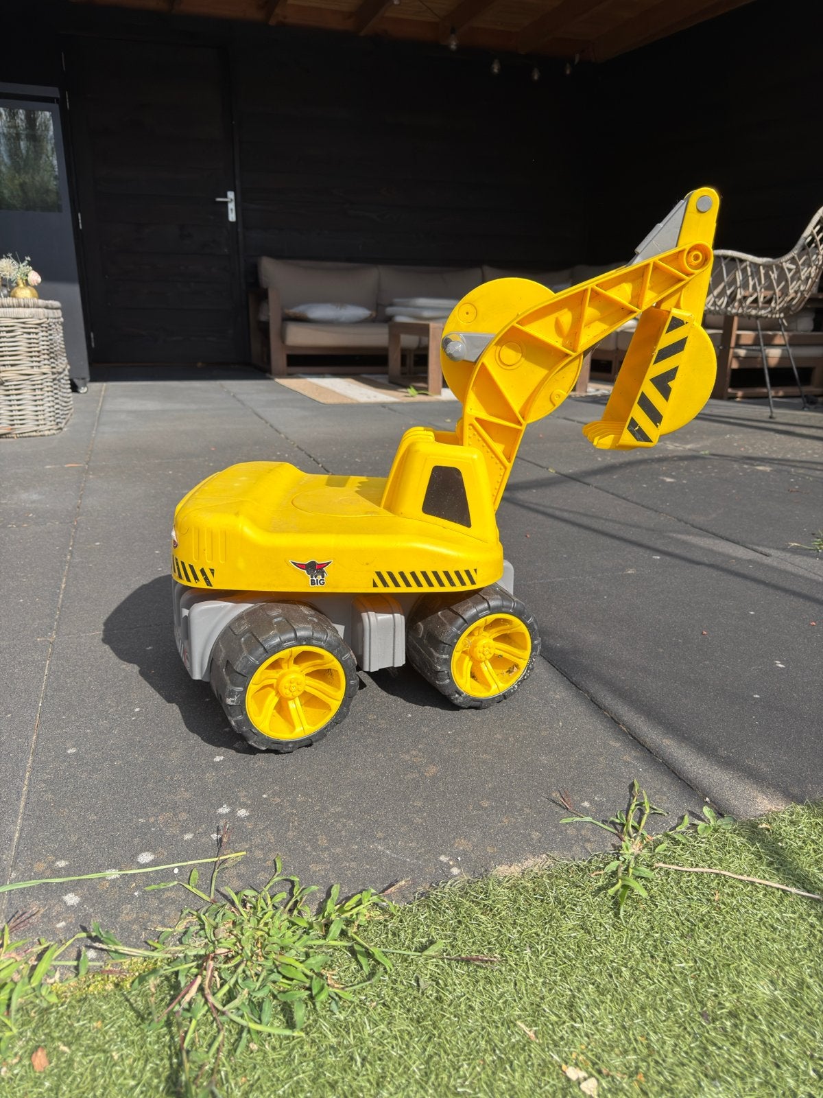Speelgoed Graafmachine - BIG Power Worker Maxi Digger, Ophalen of Verzenden, Gebruikt