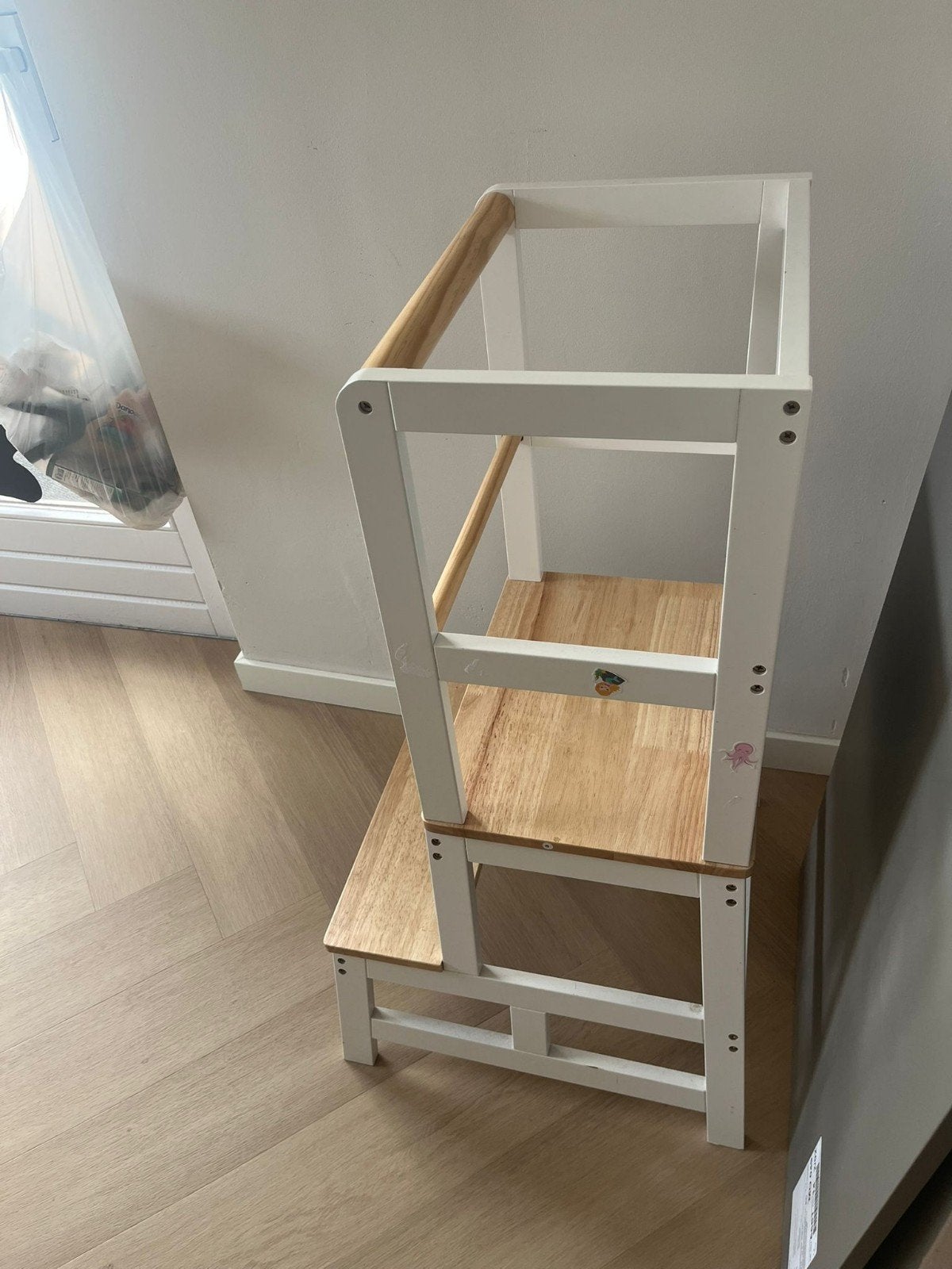 Houten leertoren / keukenhulp voor kinderen, Ophalen, Gebruikt