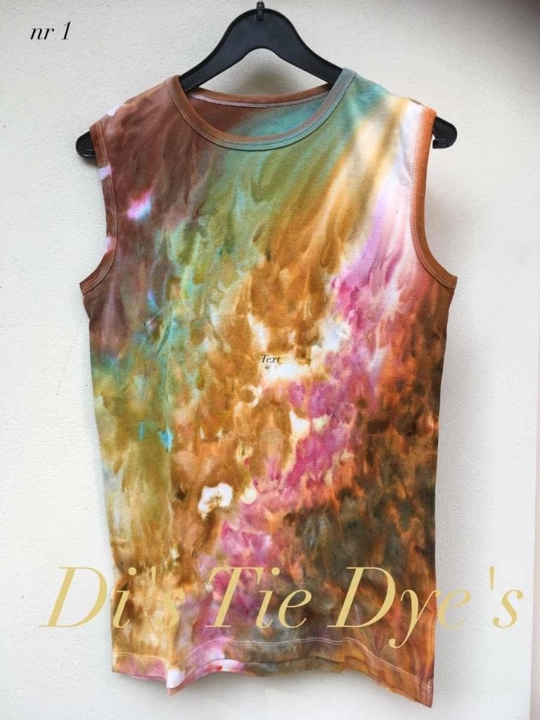 T-shirts handgeverfd, Kleding | Dames, T-shirts, Nieuw, Maat 38/40 (M), Meerkleurig, Korte mouw, Ophalen