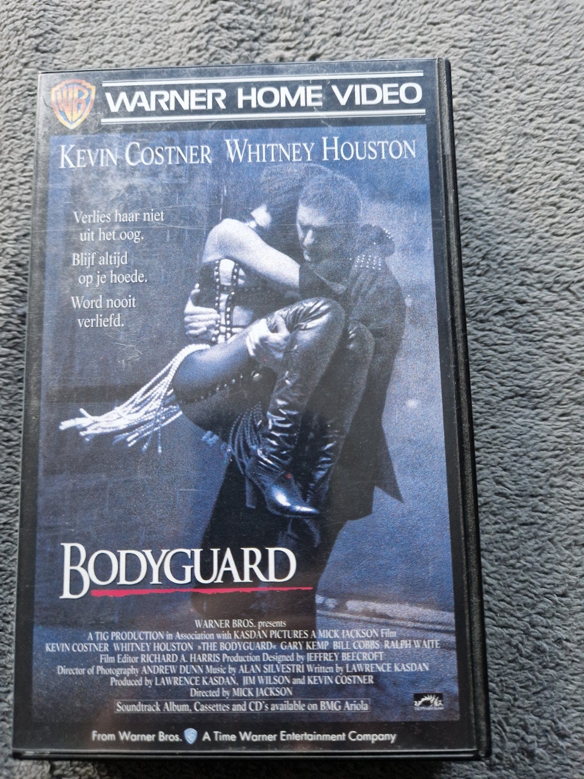 Bodyguard VHS - Kevin Costner & Whitney Houston, Cd's en Dvd's, Ophalen, Nederlands ondertiteld, VHS, Gebruikt