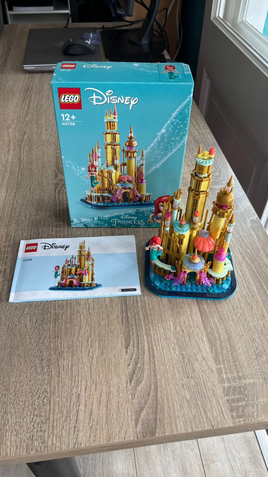 Lego Disney 40708 Mini Disney Ariels kasteel, Gebruikt, Lego, Ophalen of Verzenden, Disney