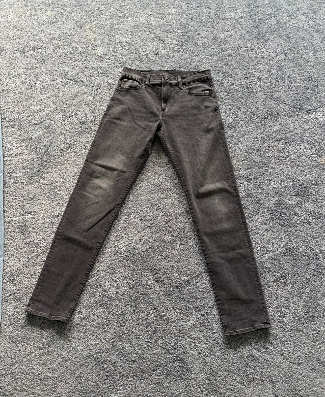 Heren G-Star Raw 3301 Slim Jeans - Grijs (W29 L32), Ophalen of Verzenden, Zo goed als nieuw, Grijs, Overige jeansmaten