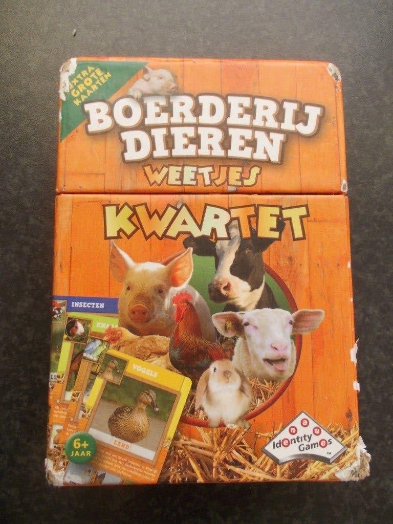 Boerderij dieren weetjes Kwartet spel., Ophalen, Gebruikt