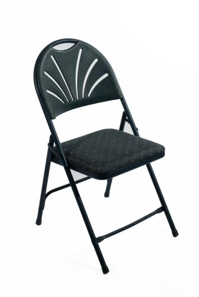 Blauwe klapstoel - Handig en ruimtebesparend GROTE VOORRAAD, Huis en Inrichting, Stoelen, Ophalen, Gebruikt, Blauw, Metaal