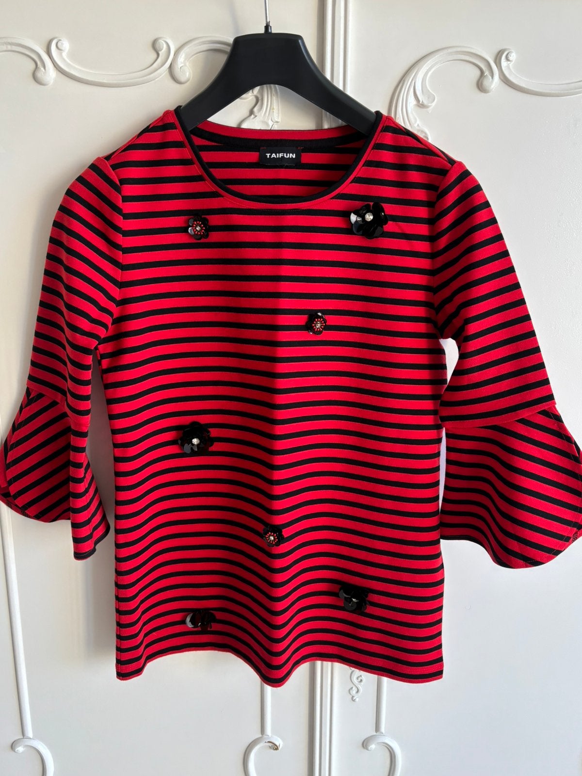 Nieuw rood zwart trui Taifun maat 36, Ophalen of Verzenden, Nieuw, Maat 36 (S), Overige kleuren