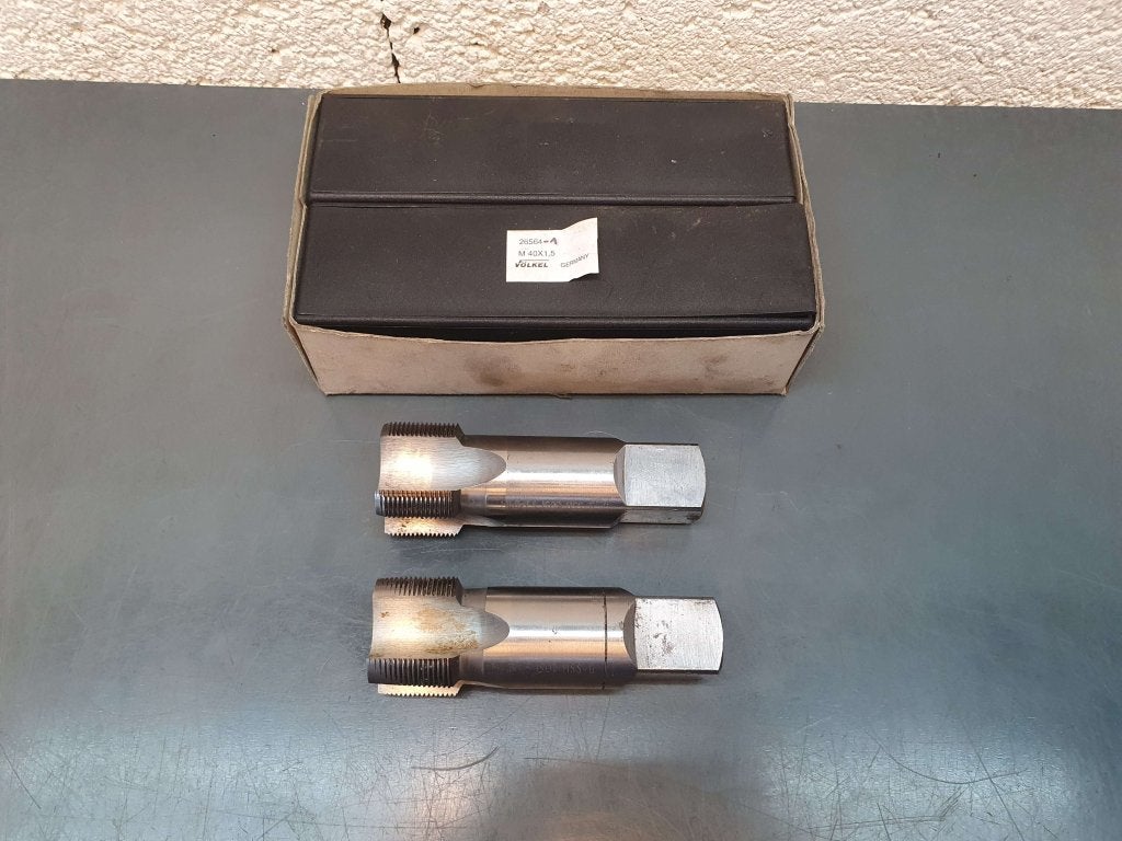 Tapset M40 x 1.5 Volkel 26564 / Vökel tap HSS-G, Niet ingevuld, Niet ingevuld, Ophalen of Verzenden, Zo goed als nieuw