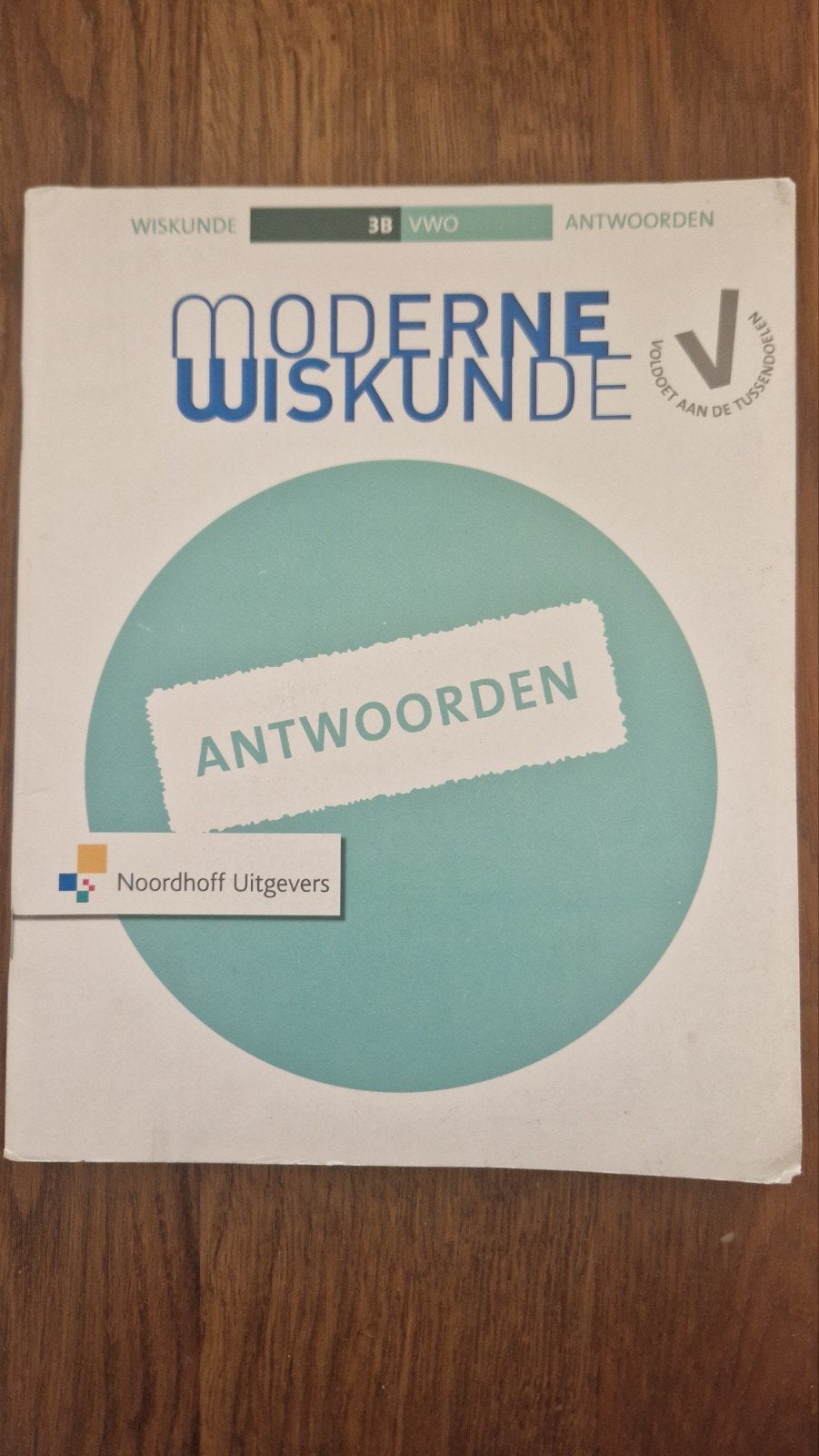 Moderne Wiskunde 3B VWO Antwoorden - Noordhoff, Boeken, Ophalen of Verzenden, Gelezen, VWO, Wiskunde B