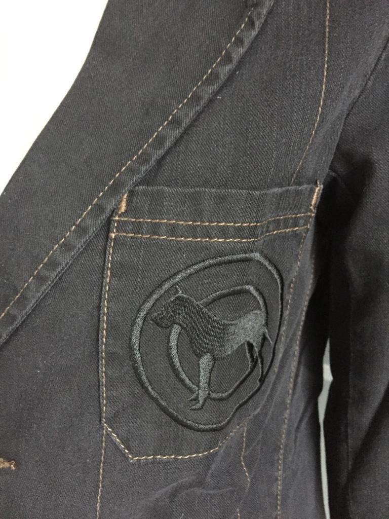 B115 BonaParte: maat 38=M spijkerjasje jasje jeans d-grijs, Kleding | Dames, Jasjes, Kostuums en Pakken, Maat 38/40 (M), Ophalen of Verzenden