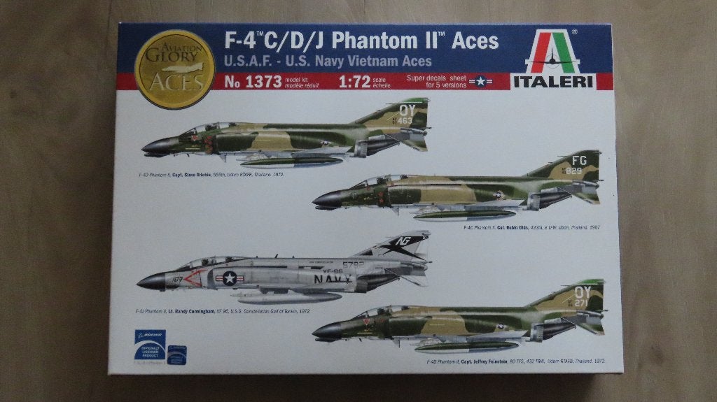 F-4C/D Phantom II 'Aces' Italeri 1/72, 1:72 tot 1:144, Italeri, Nieuw, Ophalen of Verzenden