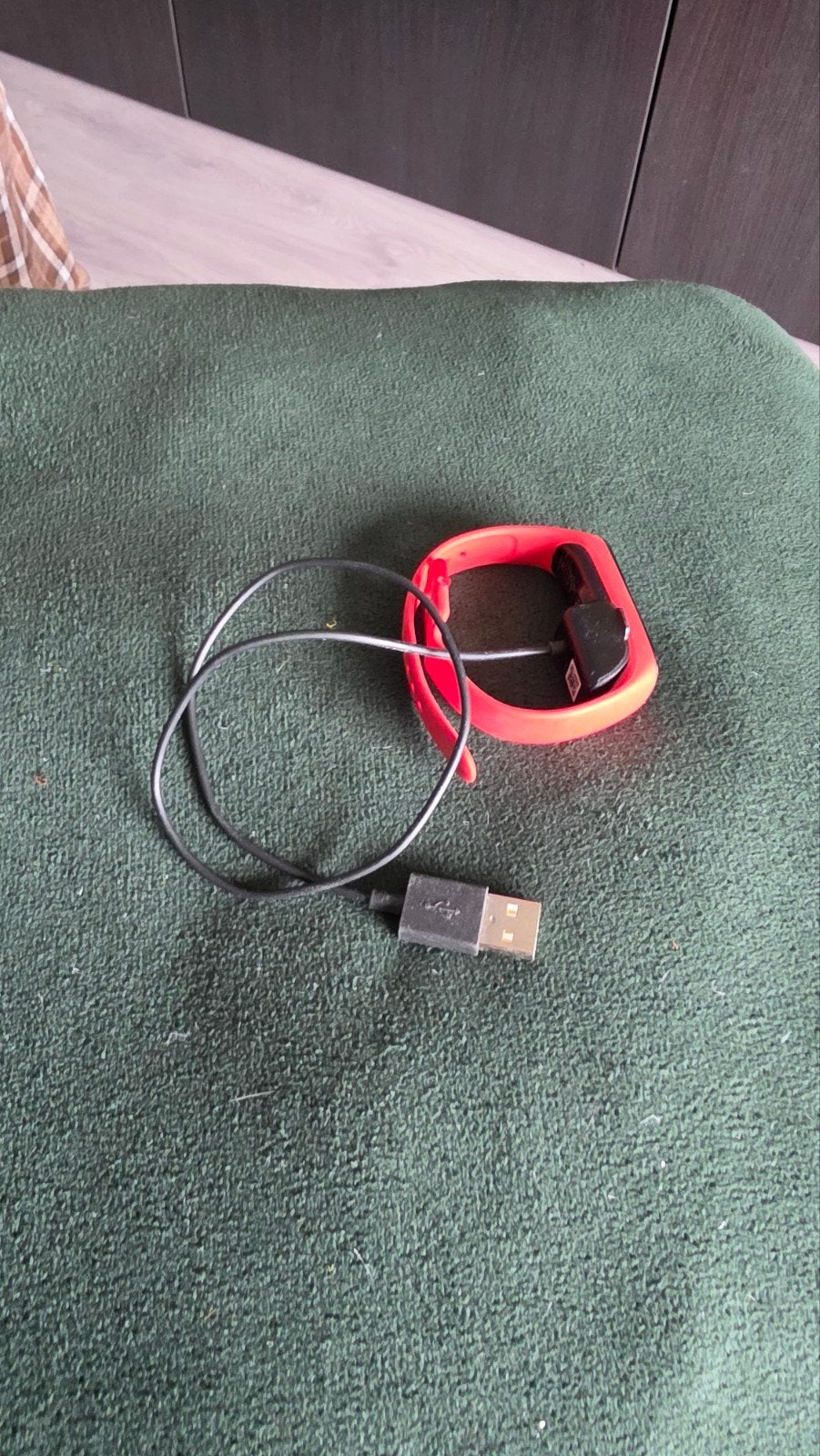 Rode fitbit met oplader. ZGAN. Ophalen in r.dam zuid., Sieraden, Tassen en Uiterlijk, Ophalen, Gebruikt, Onbekend, Android