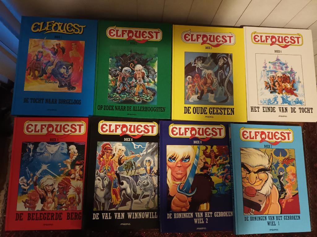Elfquest hardcovers stripboeken deel 1 t/m 8, Boeken, Meerdere stripboeken, Ophalen of Verzenden, Zo goed als nieuw