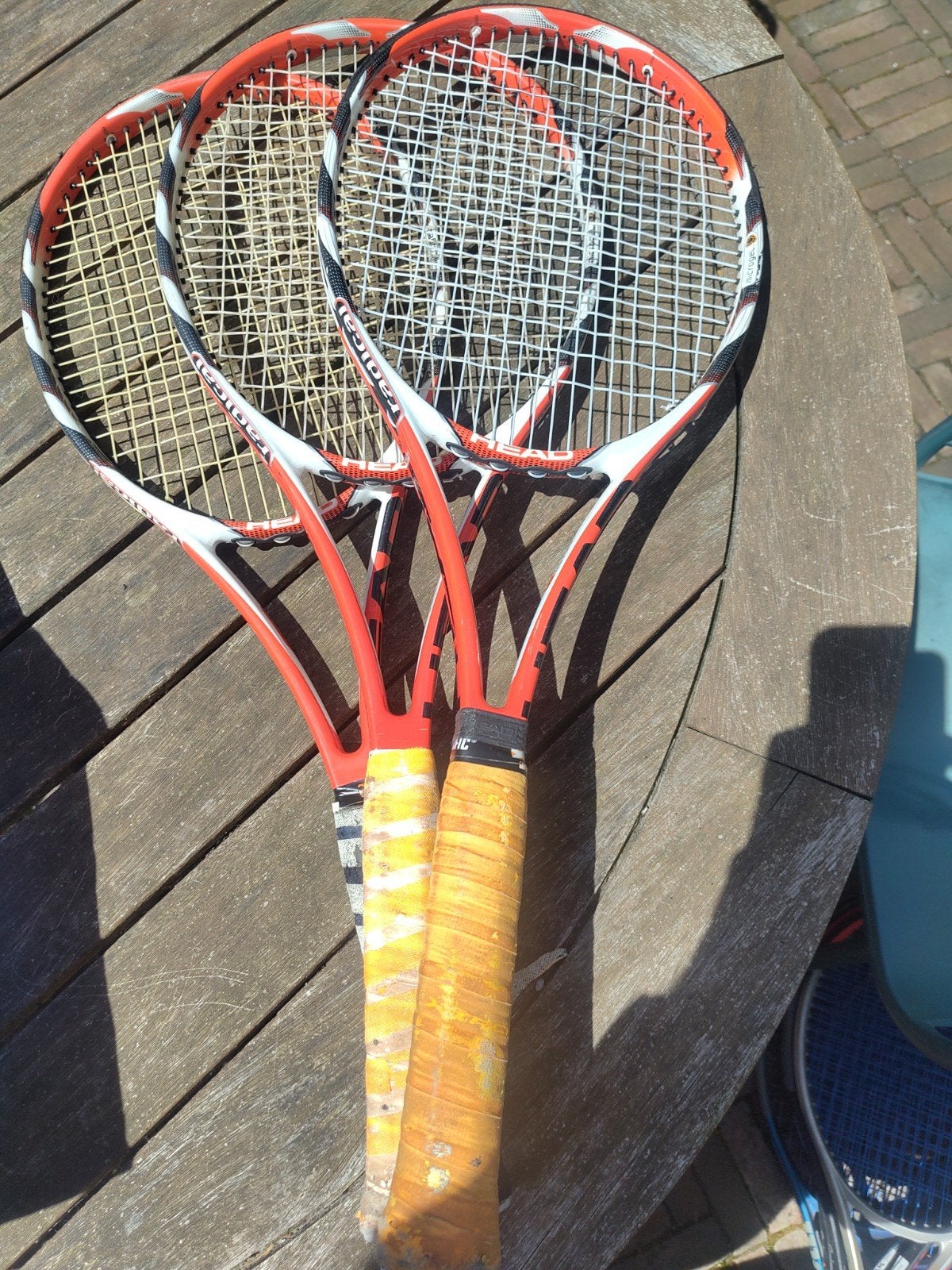 3x HEAD MicroGel Radical tennisrackets (Midplus/Oversize), Ophalen of Verzenden