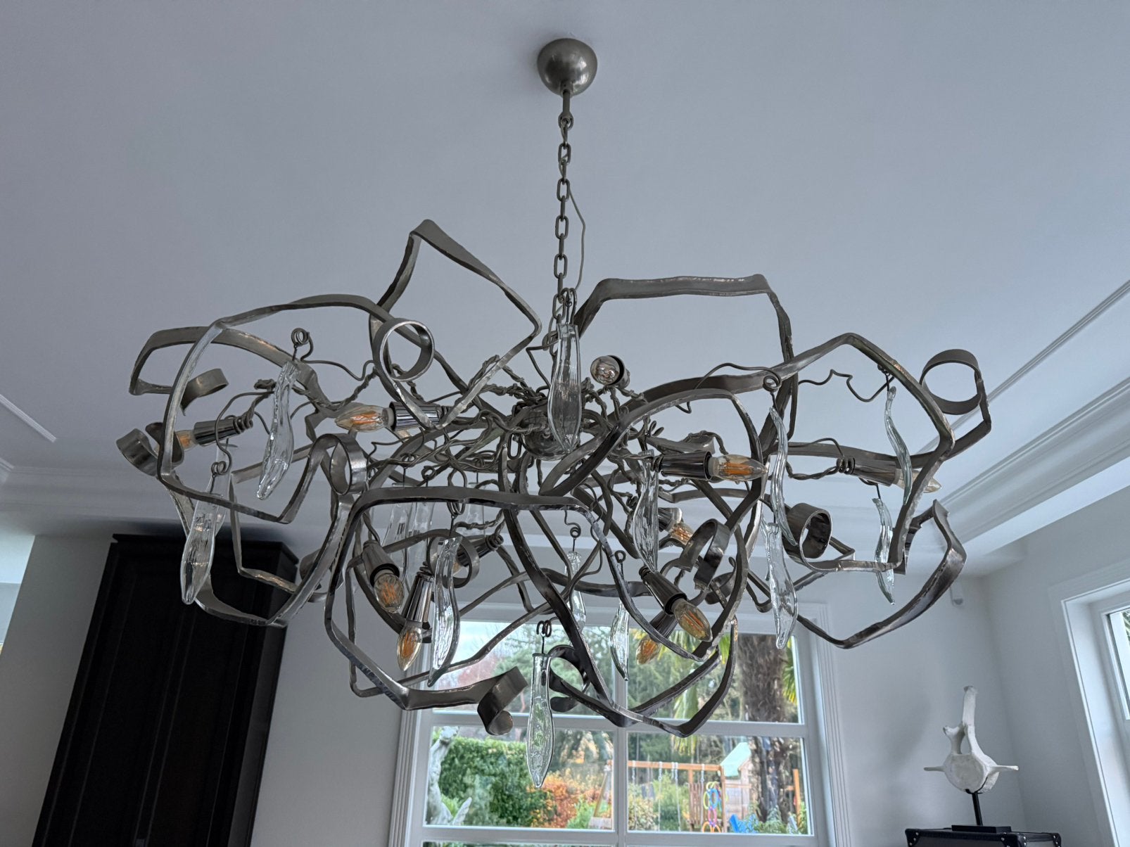 Brand van Egmond  prachtige design lamp, Ophalen, Zo goed als nieuw, Glas