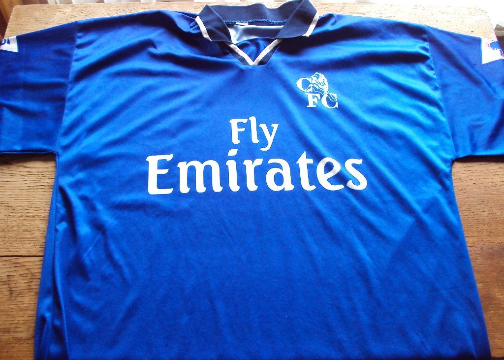 Voetbalshirt Fly Emirates Robben maat L, Ophalen of Verzenden, Gebruikt, Buitenlandse clubs, Shirt