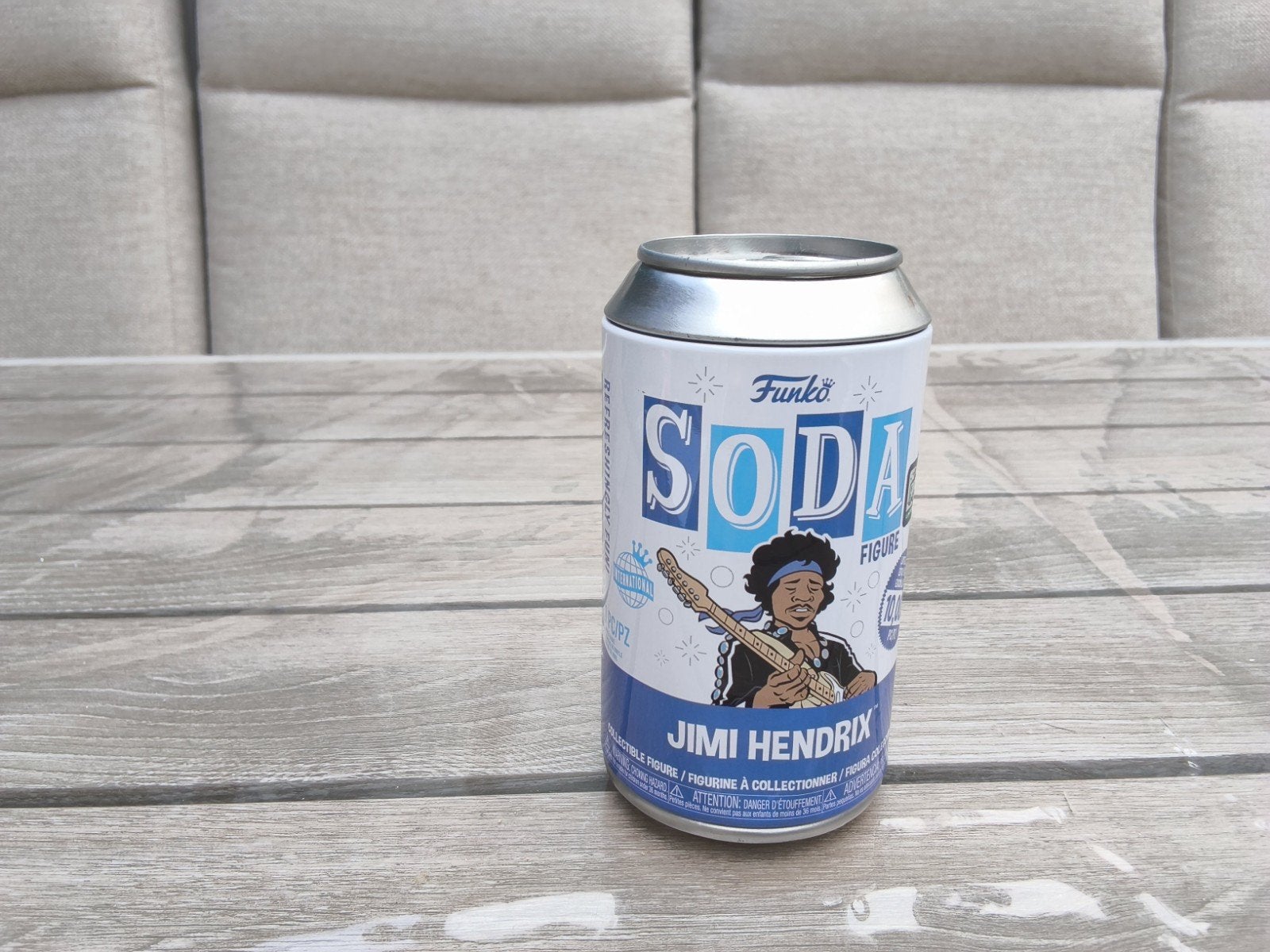 funko soda - jimi hendrix blikje, Verzamelen, Ophalen of Verzenden, Zo goed als nieuw