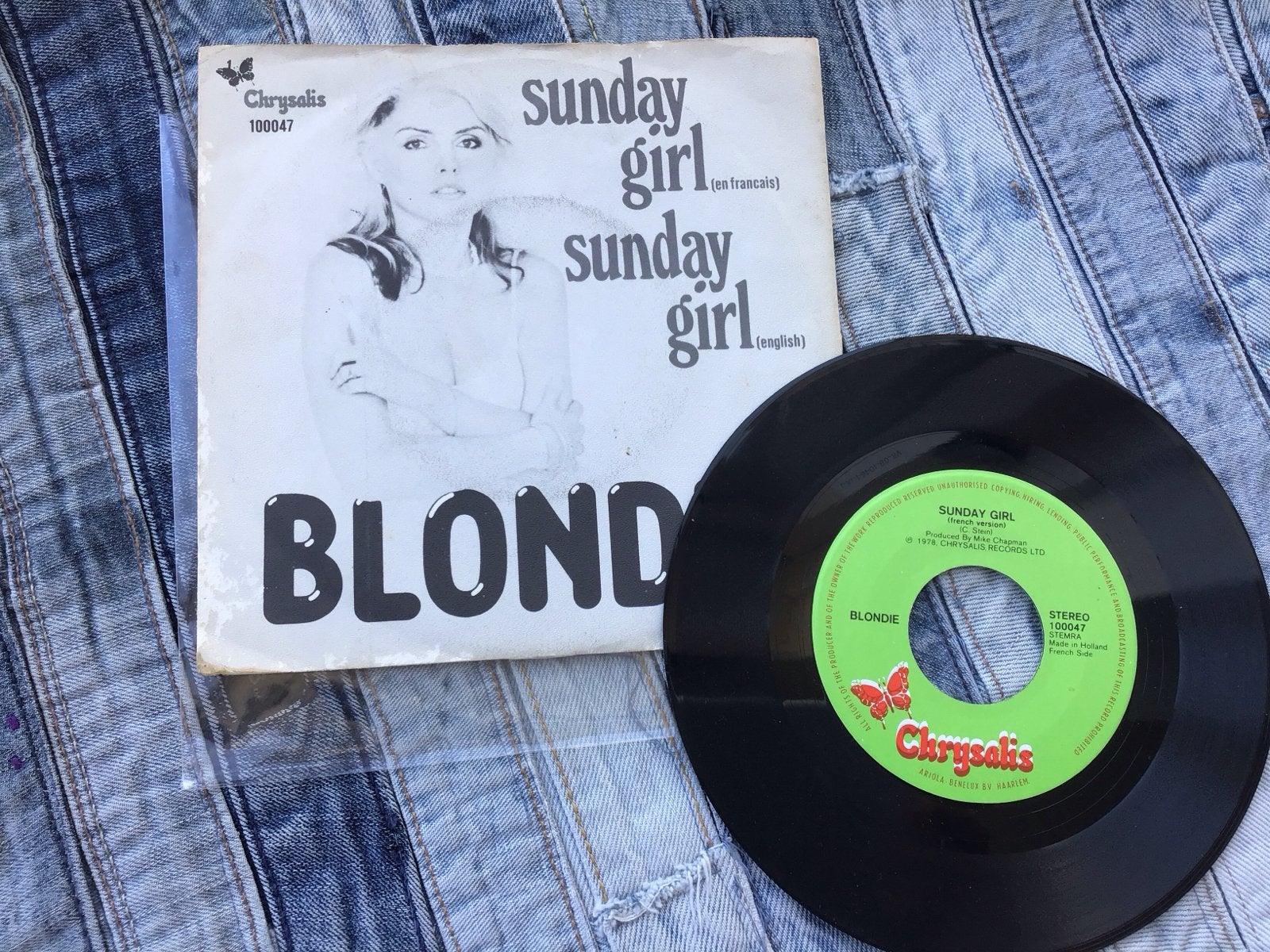 Blondie - Sunday Girl (7 inch vinyl single), Gebruikt, Originele persing, 7 inch, Ophalen of Verzenden