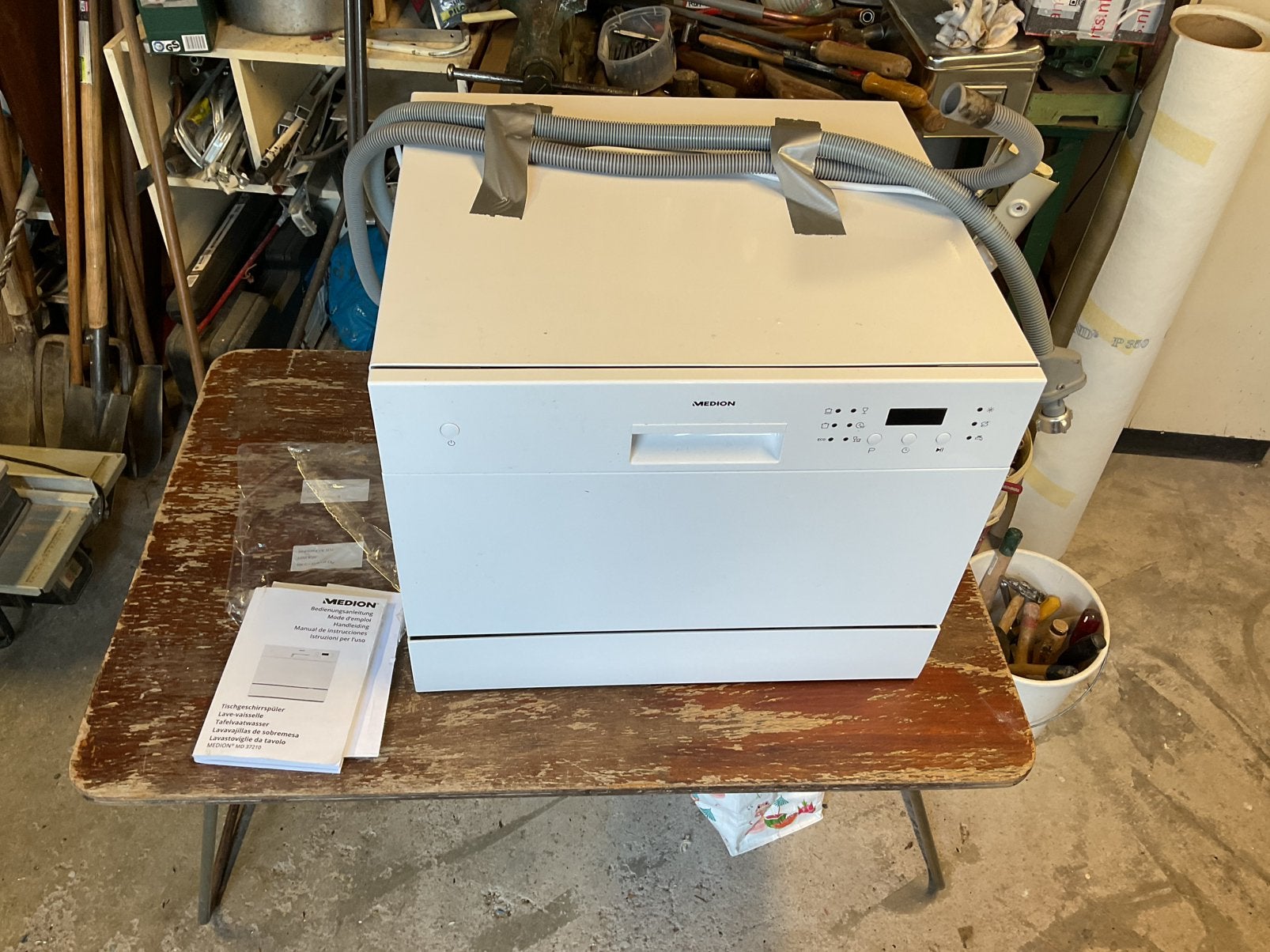 Compacte Medion vaatwasmachine, Witgoed en Apparatuur, Ophalen, Zo goed als nieuw, Minder dan 85 cm