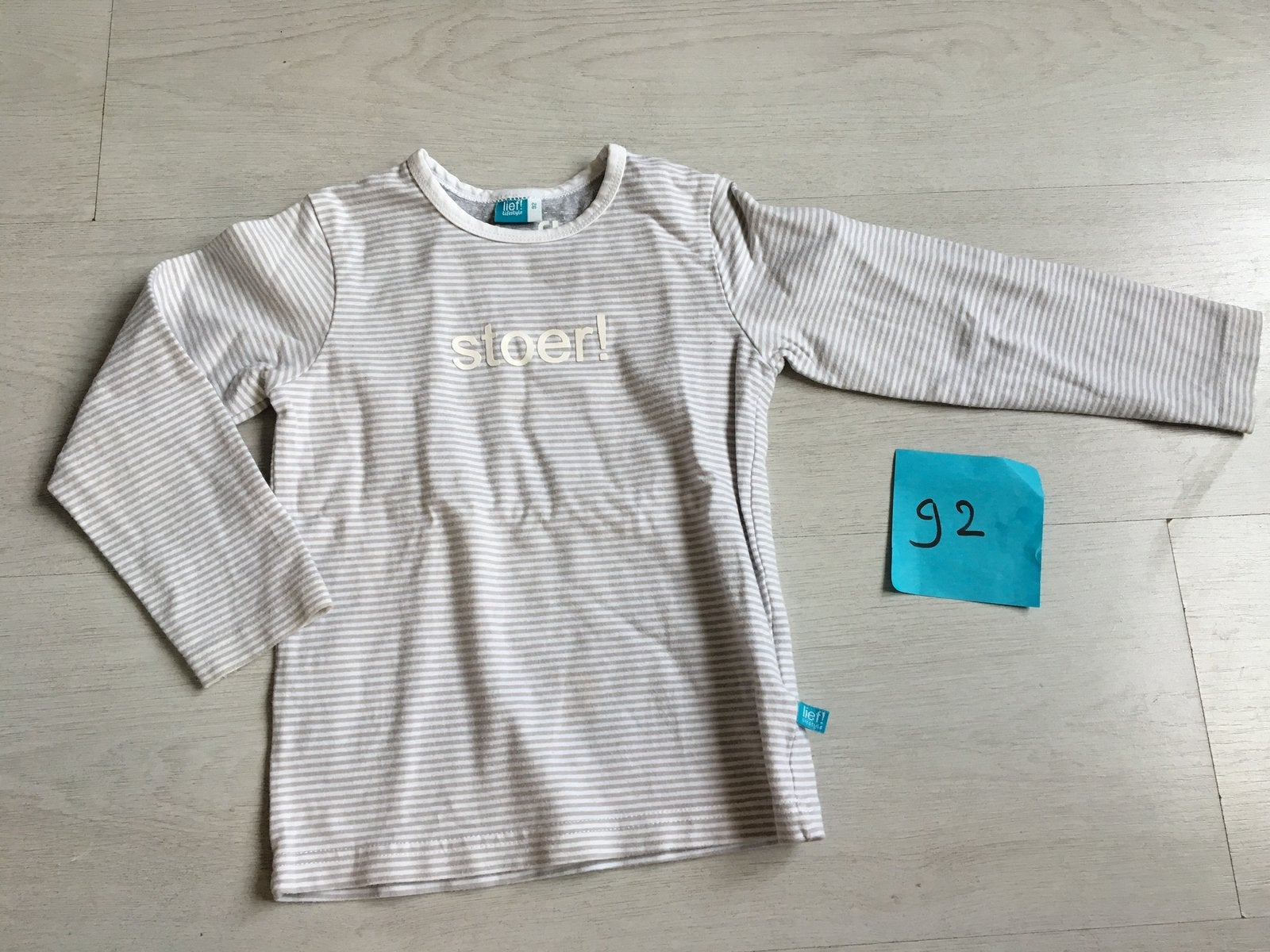 Lief! shirt maat 92, Kinderen en Baby's, Kinderkleding | Maat 92, Ophalen, Zo goed als nieuw, Jongen, Shirt of Longsleeve
