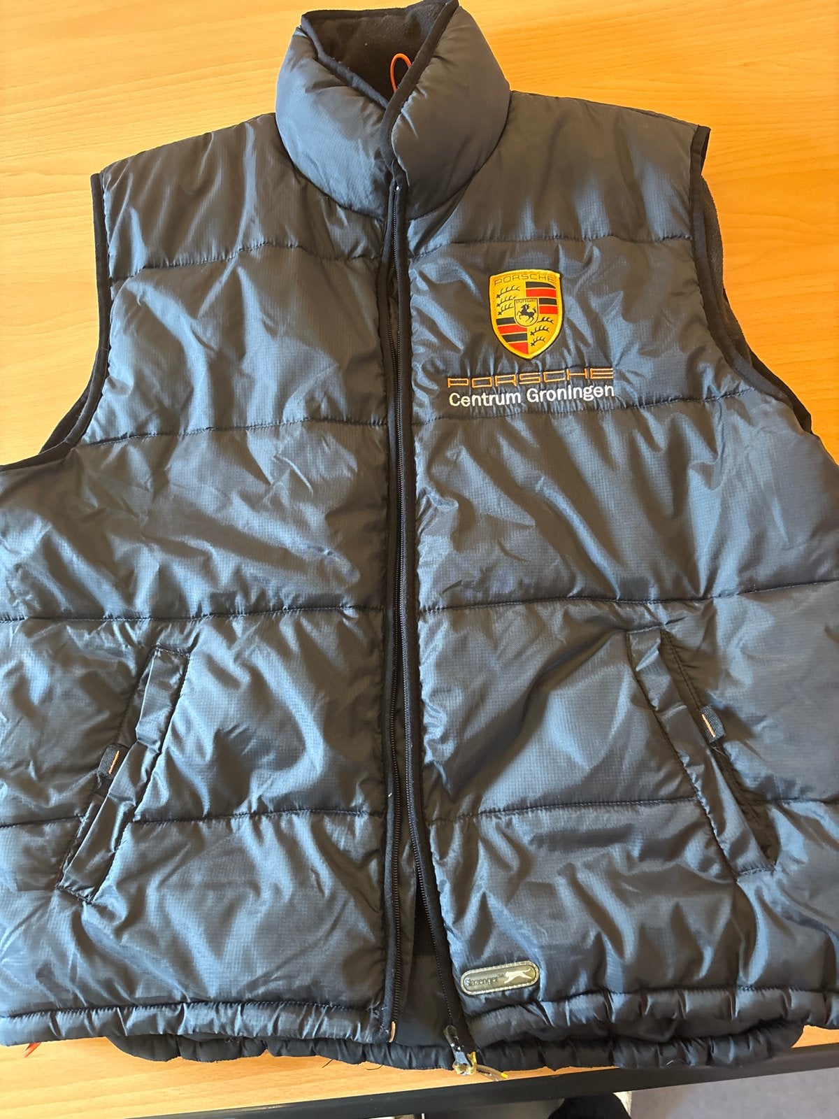 Slazenger Porsche Centrum Groningen Bodywarmer XL, Ophalen of Verzenden, Zo goed als nieuw, Maat 56/58 (XL), Zwart