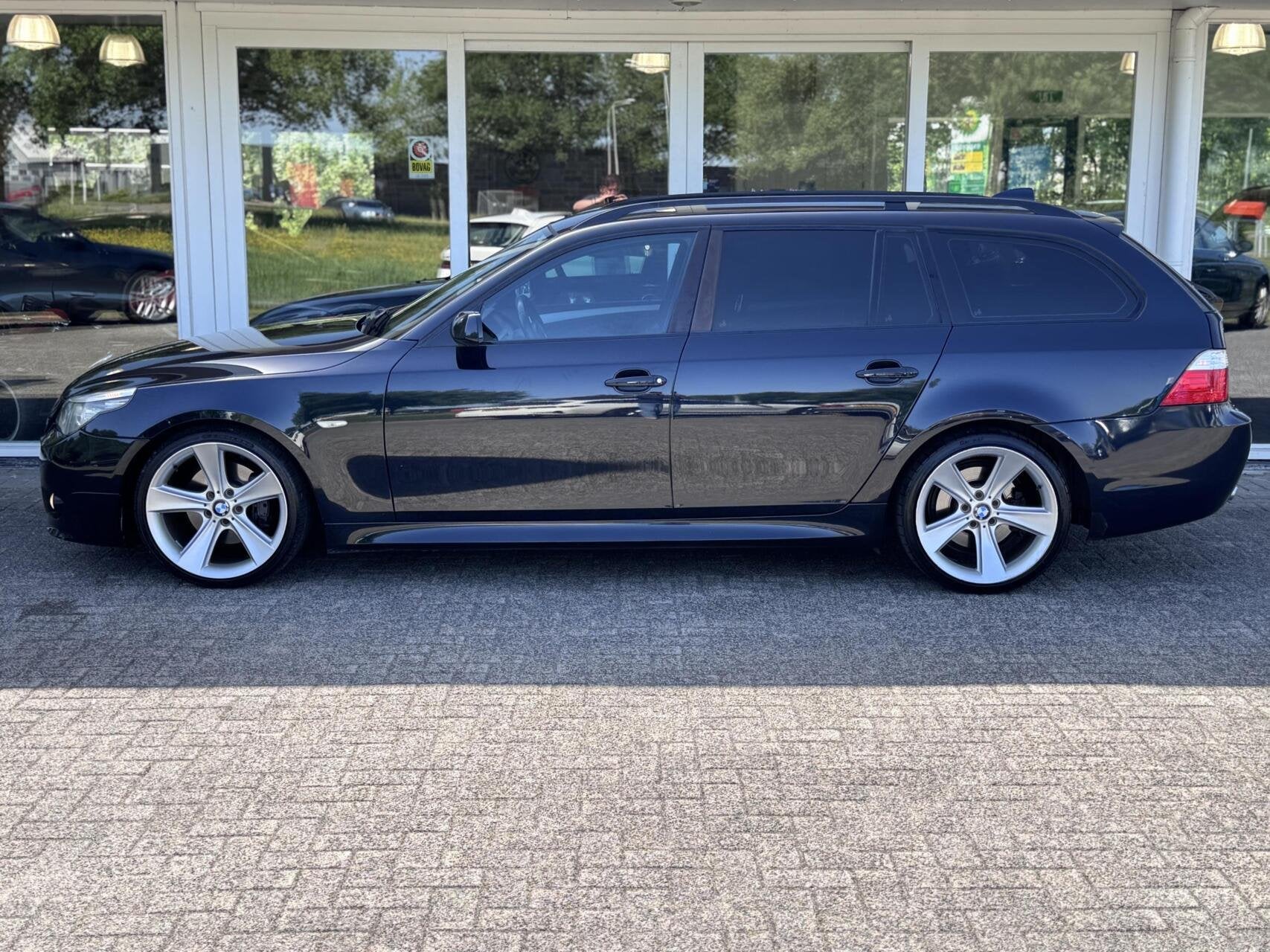BMW 530D Touring,300pk M-Pakket,Handbak,Sportstoelen,Leder,X, Auto's, BMW, Gebruikt, Zwart, 2993 cc, 2000 kg