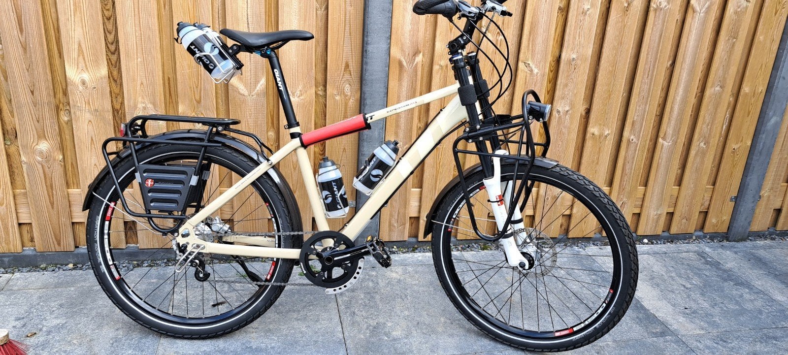 GIANT EXPEDITION VACANTIE FIETS IN SUPER STAAT, 49 tot 53 cm, Zo goed als nieuw, Meer dan 20 versnellingen, Schijfrem