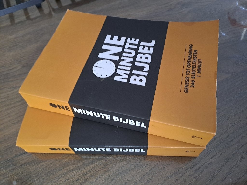 One minute Bible Nederlands HSV 2x, Ophalen of Verzenden, Diverse auteurs