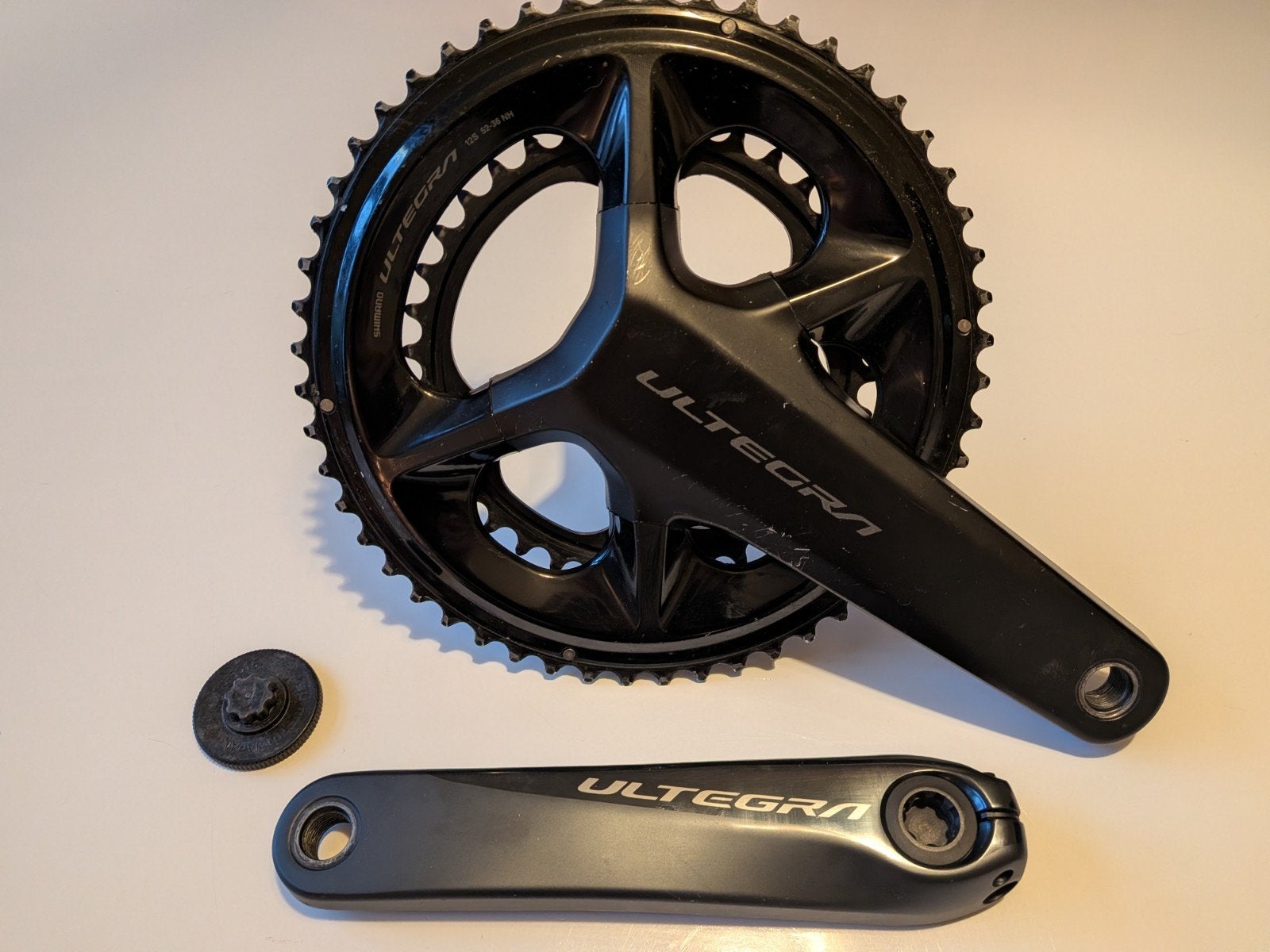 Shimano Ultegra Crankstel 170mm met 4iiii Powermeter, Crankstel of Pedalen, Gebruikt, Ophalen of Verzenden, Aluminium