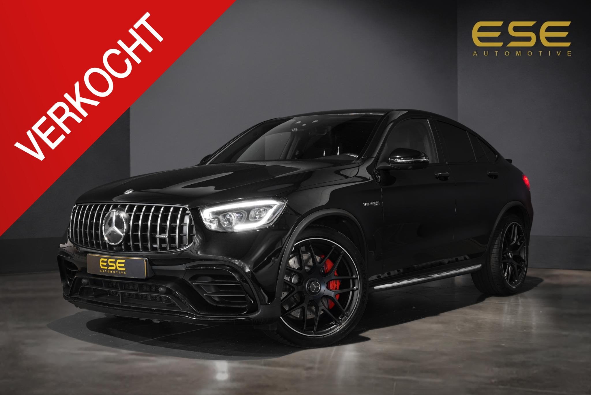 Mercedes-Benz GLC-klasse Coupé AMG 63 S 4MATIC+ | Pano | Bu, Auto's, Automaat, Gebruikt, 510 pk, Zwart