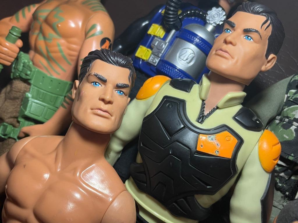 12x Originele Hasbro Action Man figuren met VEEL EXTRAS, Ophalen of Verzenden, Gebruikt