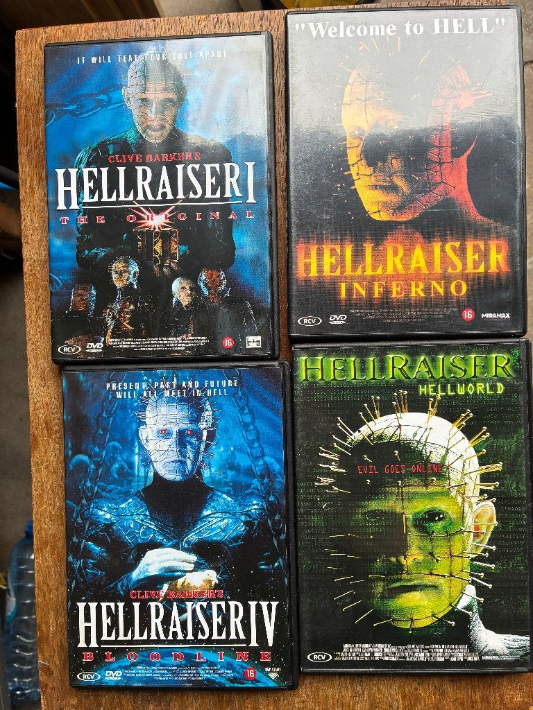 LOSSE VERKOOP ; Hellraiser ; zie foto (horror klassieker), Vanaf 16 jaar, Ophalen of Verzenden, Zo goed als nieuw, Monsters