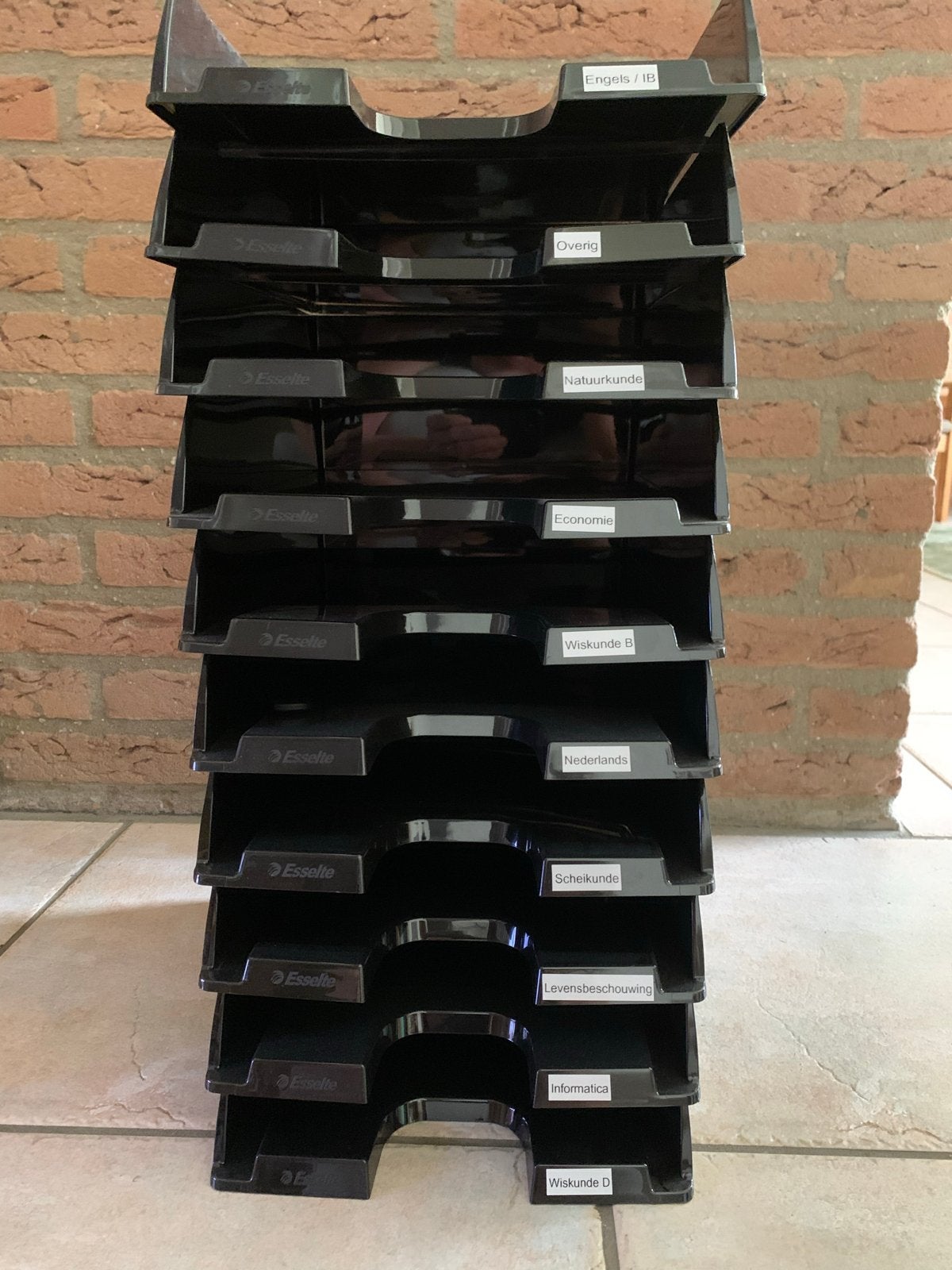 Esselte brievenbakjes set - 10 stuks, Ophalen of Verzenden, Gebruikt