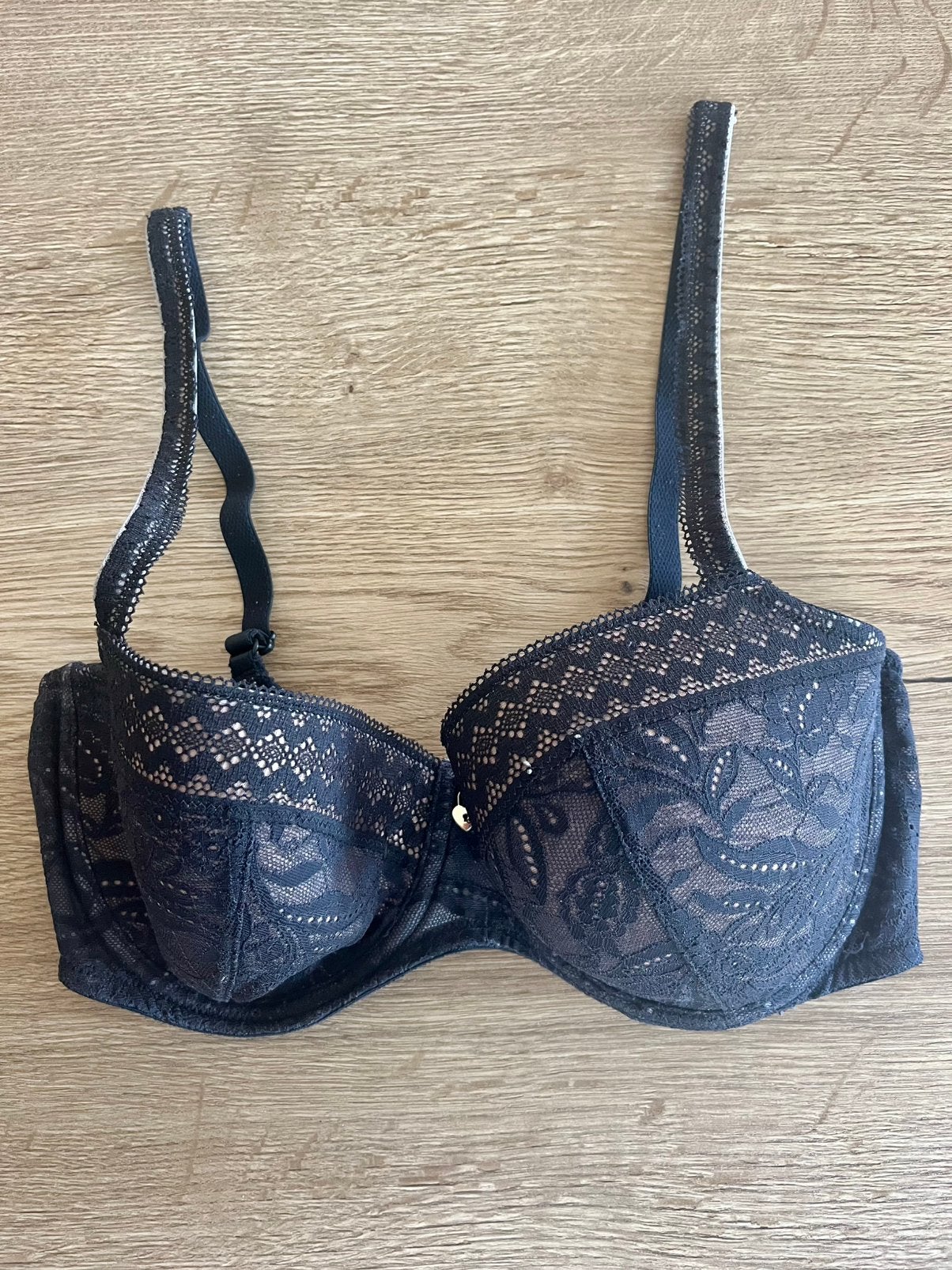 Prima donna twist 75D voorgevormd zwart huid, Verzenden, Zwart, BH