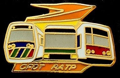 CDFT Rapt pin- emaille, Verzamelen, Verzenden, Nieuw, Transport, Speldje of Pin