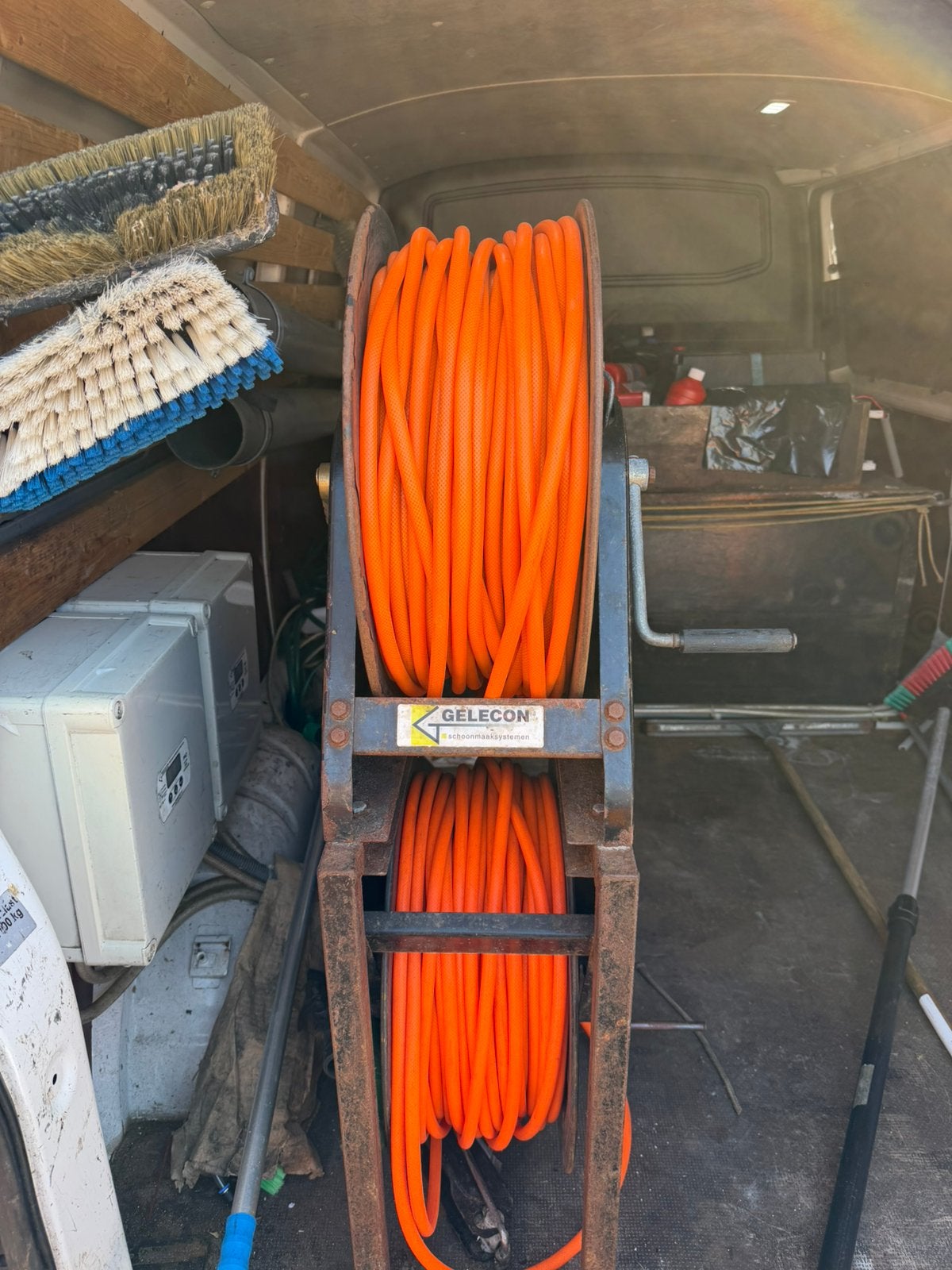 Tucker pool / telescoop glasbewassing systeem., Ophalen of Verzenden