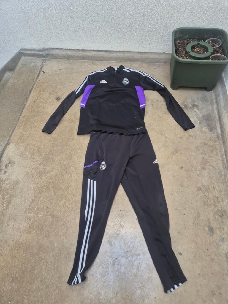 Adidas Real Madrid trainingspak maat M, Ophalen of Verzenden, Zwart