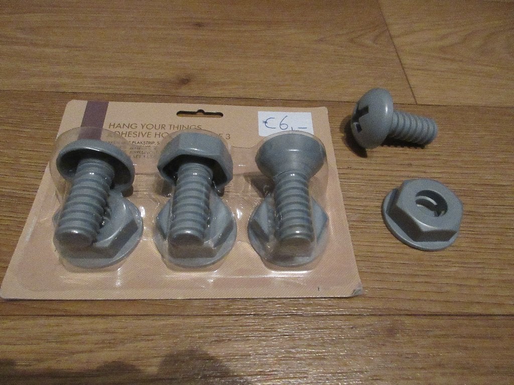 Kinderkapstok in de vorm van schroeven., Overige merken, Nieuw, Ophalen of Verzenden, Kapstokje