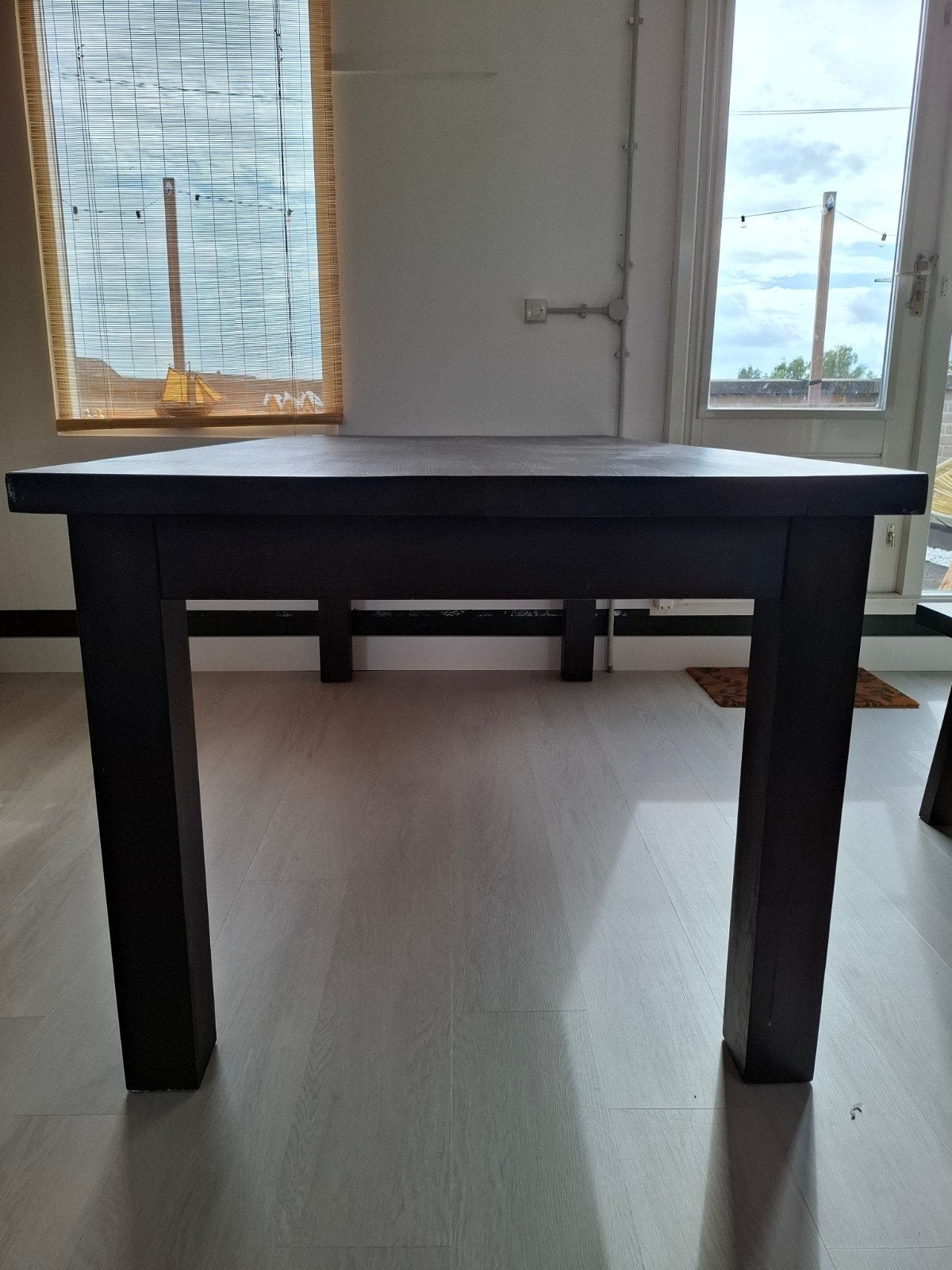 Mooie houten grenen eettafel tafel 200x100x80 cm, Ophalen, Gebruikt, 200 cm of meer, 50 tot 100 cm