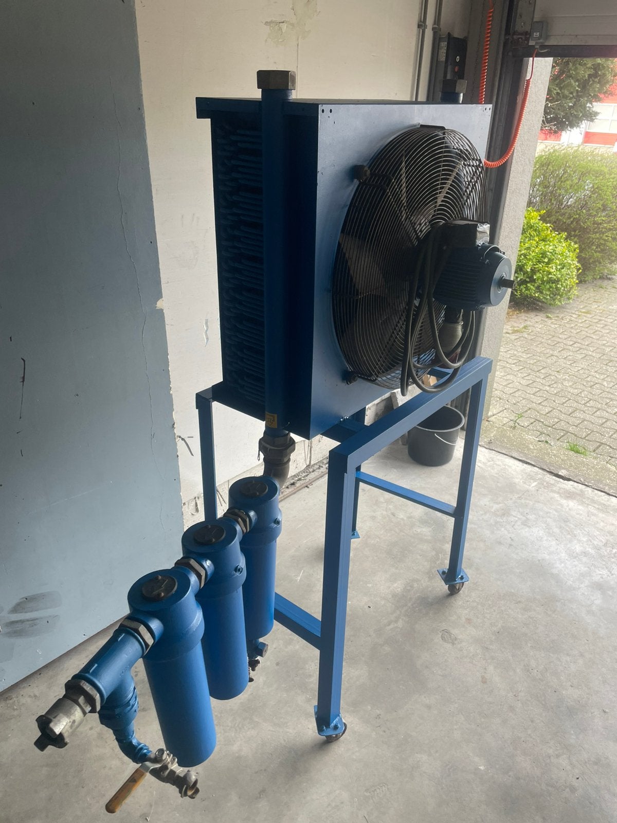 Nakoeler perslucht droger ontvochiger straalketel, Doe-het-zelf en Verbouw, 100 liter of meer, Ophalen, Zo goed als nieuw, Mobiel