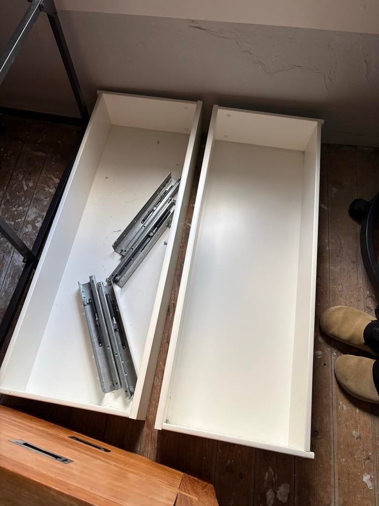 IKEA KOMPLEMENT Lade wit 100x35 cm (2 stuks), Huis en Inrichting, Kasten | Kledingkasten, Ophalen of Verzenden, Zo goed als nieuw