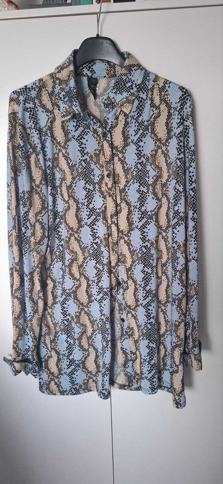 Travelstof dames blouse maat xl, Verzenden, Zo goed als nieuw, Maat 46/48 (XL) of groter