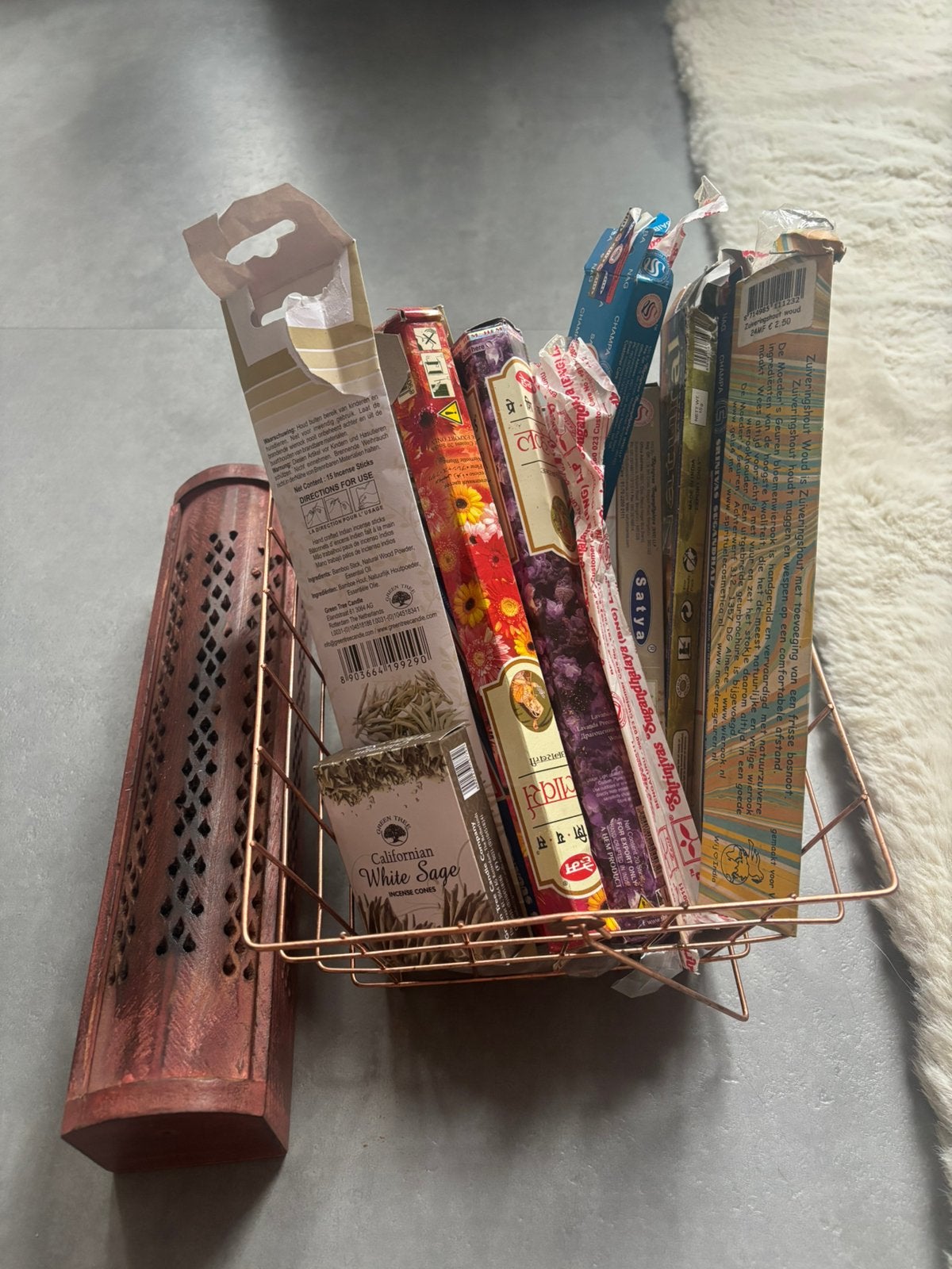 Wierookhouder + verschillende soorten wierook gratis ophalen, Ophalen, Zegels, Bonnen of Punten