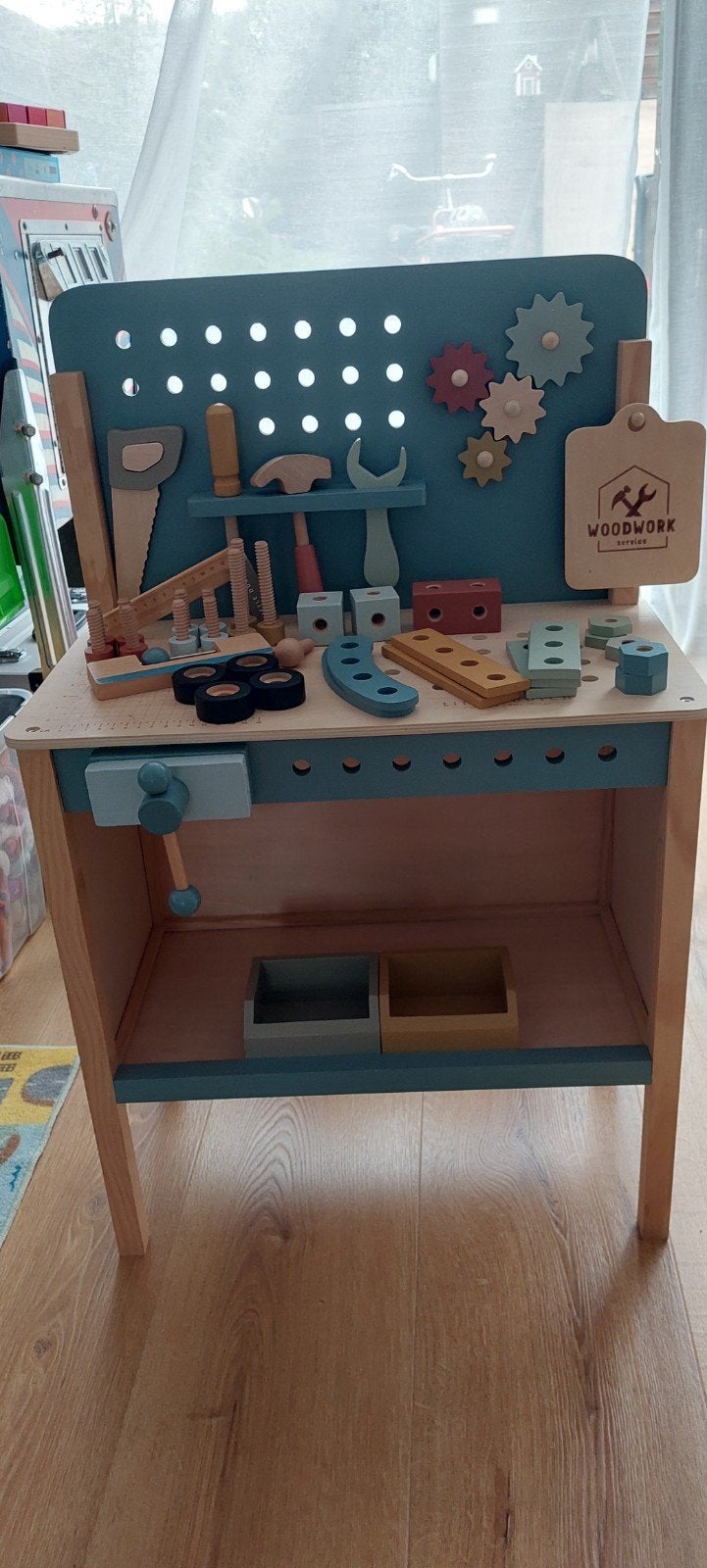 Little Dutch Werkbank, Gereedschapskist en Boormachine, Ophalen of Verzenden, Gebruikt, Bouwen