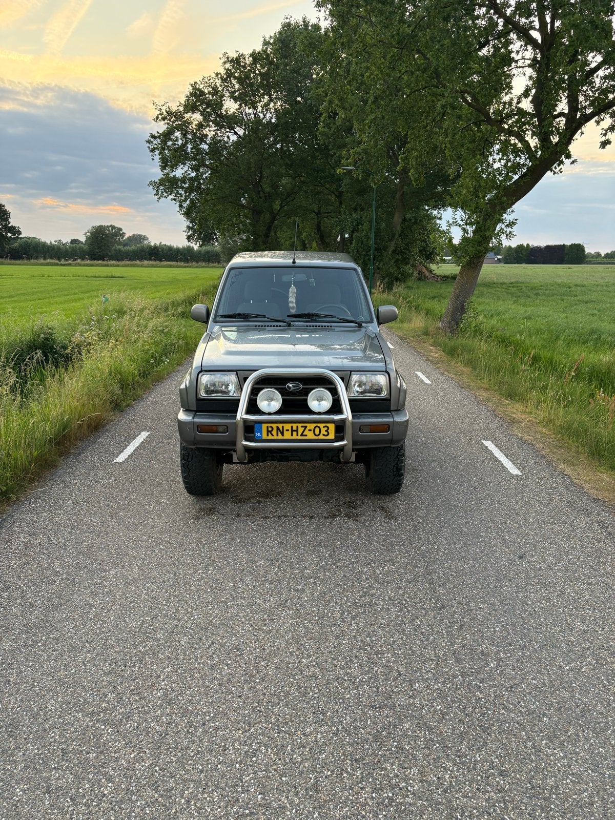 Daihatsu Feroza 1.6 Cabriotop 4WD 1997 Grijs, Feroza, 1590 cc, Origineel Nederlands, Handgeschakeld